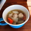 ハリーねずみー's cooksnap of when they made 野菜たっぷり！つくねと春雨のスープ.