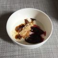 ☆こまっと☆'s cooksnap of when they made 黒蜜きな粉ヨーグルト・プルーンのっけ.