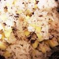 –louis–'s cooksnap of when they made おいもタップリ♪うちのさつまいもご飯.