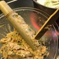 ももピヨ母さん's cooksnap of when they made 味噌入り鳥団子☆鍋やスープに♪.