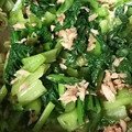 タラレバ03's cooksnap of when they made 小松菜とツナの和え物.