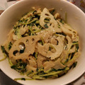 やすらー's cooksnap of when they made レンコンと豆苗の醤油マヨ炒め♪.