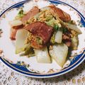 ちーぱっくん's cooksnap of when they made 白菜消費に☆ベーコンと卵のシンプル炒め♪.