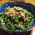 野菜係's cooksnap of when they made 簡単いんげんツナポンあえ.