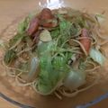 しらたまこむぎ's cooksnap of when they made キャベツとソーセージのアンチョビパスタ☆.