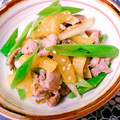 ☆３匹の子ぶた☆'s cooksnap of when they made 豚肉とたくあんの炒め物.