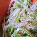 うずしろ's cooksnap of when they made ＊簡単＊水菜ともやしのツナサラダ.