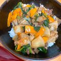 m3gum1's cooksnap of when they made 大根間引き菜のヘルシー中華丼.