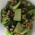 いずみはる's cooksnap of when they made 小松菜、オクラの納豆和え.