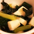 麦麦☆'s cooksnap of when they made 小松菜とオクラと山芋の海苔ごま油和え.