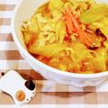 ももちゃんのれしぴ's cooksnap of when they made 10分で充分 普通のカレー丼.