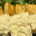 gitanopapa's cooksnap of when they made 焼き木綿豆腐。甘酢タルタル★チキン南蛮風.