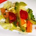 島猫。's cooksnap of when they made ゴーヤと柿のサラダ.