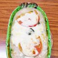 ☆魔矢☆'s cooksnap of when they made リメイク！余ったお好み焼き生地でグラタン.