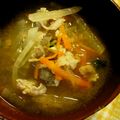 はぴらかぴばら's cooksnap of when they made おかわり必須の豚汁.