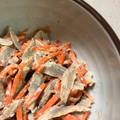 ヨコハマくらげ's cooksnap of when they made 冷凍ささがきの楽ちんゴボウサラダ.