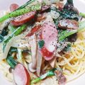 クック2SI6IC☆'s cooksnap of when they made ほうれん草の豆乳クリーミーパスタ.