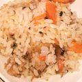 葛の羽's cooksnap of when they made おもしろ簡単炊き込みご飯♡煎餅＆ツナ缶.