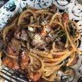 サイチョン's cooksnap of when they made ビーフシチューのフィットチーネ.