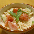 もんしゅしゅ's cooksnap of when they made 大根とトマトのカニカママヨネーズ和え♪.