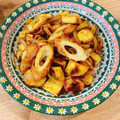 mikko6's cooksnap of when they made ちくわとさつま芋スパイシー炒め♬お弁当に.