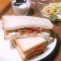 チコリママ's cooksnap of when they made たまごとトマトのサンドウィッチ.