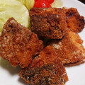 3姫の母's cooksnap of when they made 鮭の唐揚げ.