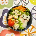 komutatata's cooksnap of when they made お弁当。竹輪にきゅーりチーズ.