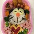 meguco☆'s cooksnap of when they made ドラえもん♡キャラ弁♡2.