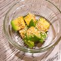 AbicoJan's cooksnap of when they made アボカドのごま醤油和え★.