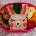 ikkk0921's cooksnap of when they made 幼稚園の子供用お弁当☆夢見るうさぎちゃん.