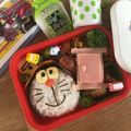 リリー・ニャオ's cooksnap of when they made 簡単キャラ弁♩ドラえもん弁当〜☆.