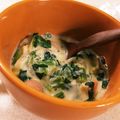 ふーに塩味's cooksnap of when they made 濃厚♪ほうれん草とウインナの豆乳スープ.