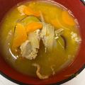まん！'s cooksnap of when they made 土鍋で簡単に☆さつまいもの味噌汁.