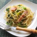 よこ耳ねこ's cooksnap of when they made 生高菜のパスタ.
