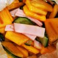 食べ過ぎ猫's cooksnap of when they made 柿とハムのサラダ.