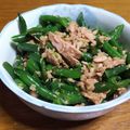 野菜係's cooksnap of when they made 簡単いんげんツナポンあえ.