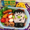 なるおっちいちかず's cooksnap of when they made フランケン＆ドクロ★ハロウィンキャラ弁.