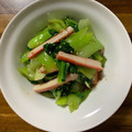 kitty・yumi's cooksnap of when they made ［簡単 中華ドレ 青梗菜 カニカマ和え］.