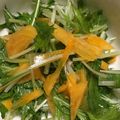 茶房まつりか's cooksnap of when they made 柿と水菜のサラダ.