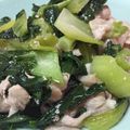 クック7MD8L1☆'s cooksnap of when they made 簡単！豚こまとチンゲン菜の炒めもの♥.