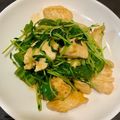 ぱふぃん．'s cooksnap of when they made 鶏むね肉と豆苗のピリ辛炒め.