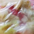 aaa7's cooksnap of when they made キャベツも冷凍で保存.