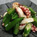 mami＊s's cooksnap of when they made たこオクラ炒め.