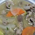 とのゆちゃん's cooksnap of when they made ＊たっぷり土鍋で♪具だくさん豚汁＊.
