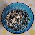 紅茶とチーズケーキ's cooksnap of when they made ワカメ消費に☆ワカメの簡単白和え.