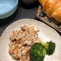 sonohata's cooksnap of when they made ふっわフワ～‼ヘルシーすり身ハンバーグ.