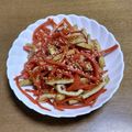 55才のおじさん's cooksnap of when they made お弁当に♪人参と油揚げのきんぴら.