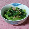 kkoshi's cooksnap of when they made 小松菜とツナ生姜ポン酢和え物ほうれん草も.