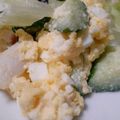 あきつま（杏花☆）'s cooksnap of when they made ちくわときゅうりのカルボナーラ風サラダ.